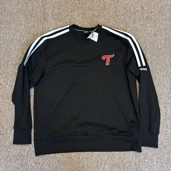 LG Twins Seoul Baseball Jersey Mens Black Official Large New NWT - Picture 1 of 9